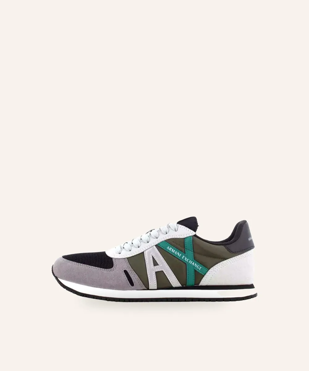 Emporio Armani — Sneaker running en daim