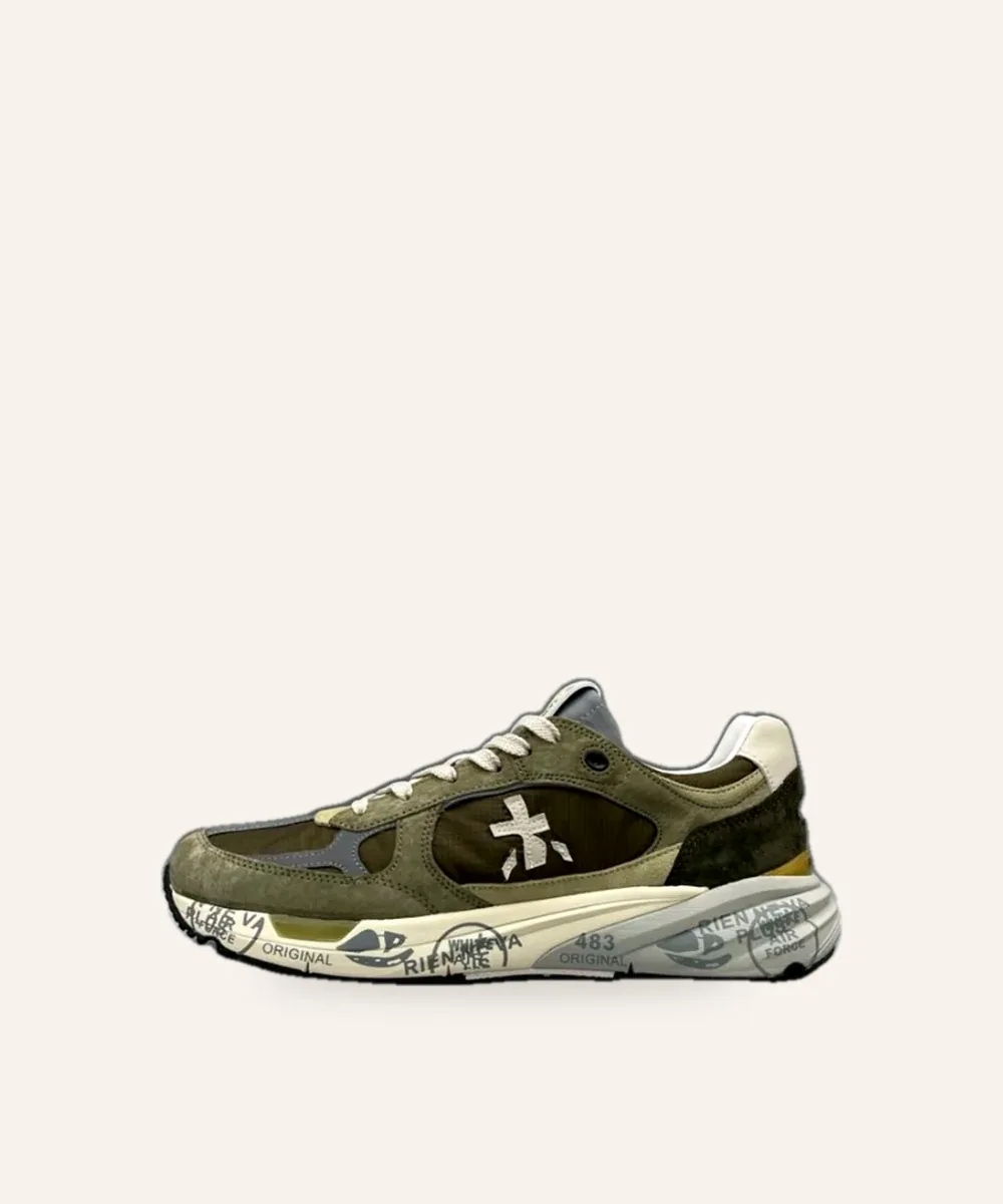 Premiata — Sneaker running — Kaki